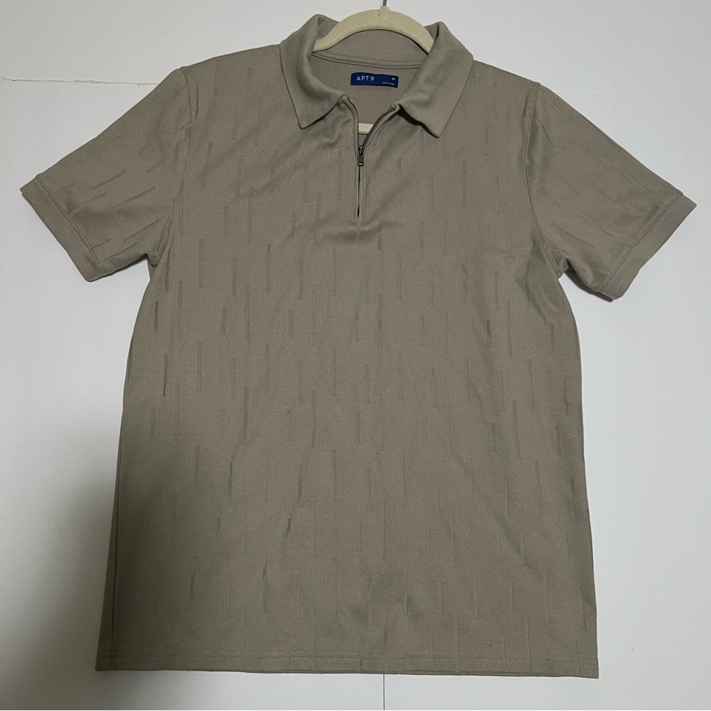 Apt. 9 Taupe Polo Shirt